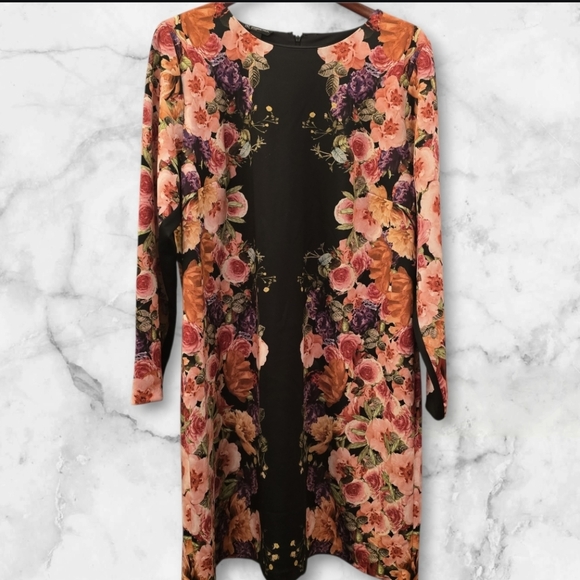 INC International Concepts Harvest Sun Vibrant Garden Dress Size 3x - Picture 1 of 6